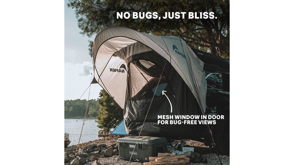 Napier Sportz Cove Tent, Small to Mid-Sized SUV/CUV, Black/Gray, 61000