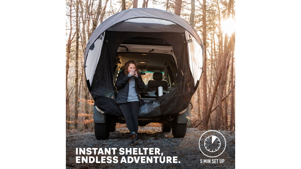 Napier Sportz Cove Tent, Small to Mid-Sized SUV/CUV, Black/Gray, 61000