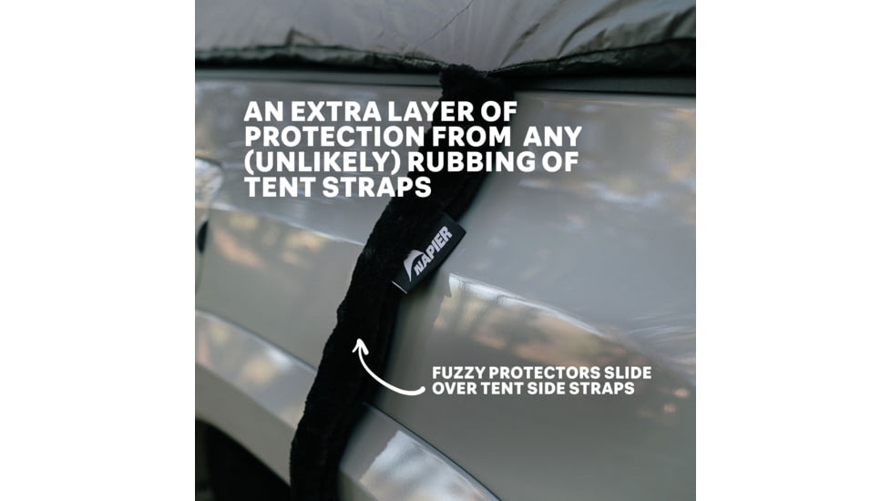 Napier Sportz Strap Protectors for Truck Tent, Black, 44444