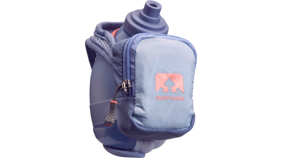 Nathan 10 oz Quickshot Plus Water Bottle-Kentucky Blue
