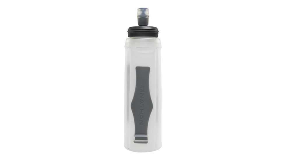 Nathan 14oz Soft Flask with Bite Top, Clear, NS4012-0153-14OZ