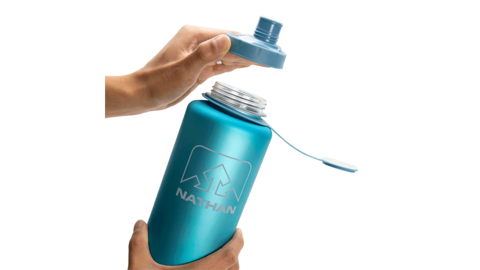 Nathan Big Shot Bottle, Electric Blue/Blue Jay/Wild Dove, 1L, NS4321I-0440-010LI