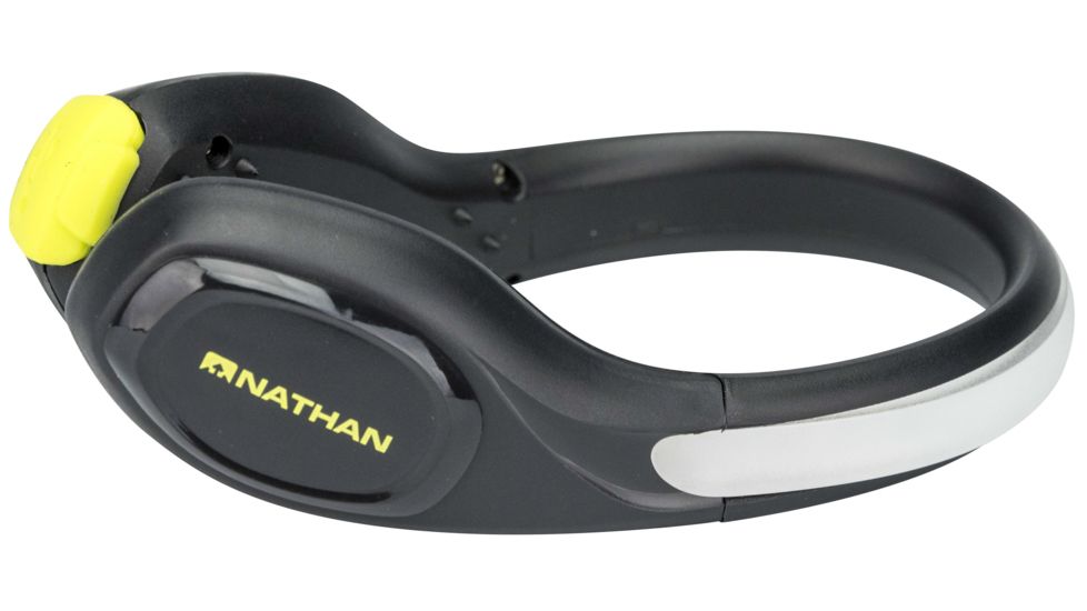 Nathan LightSpur RX Foot Light-Black/Safety Yellow