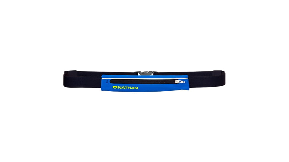 Nathan Mirage Pak Adjustable Belt, Black/Electric Blue NS4807-0022-00