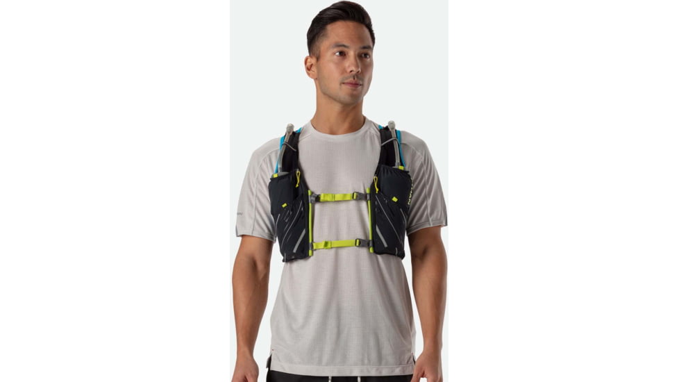 Nathan Pinnacle 4l Vest Black/lime Lg NS40260-00022-L