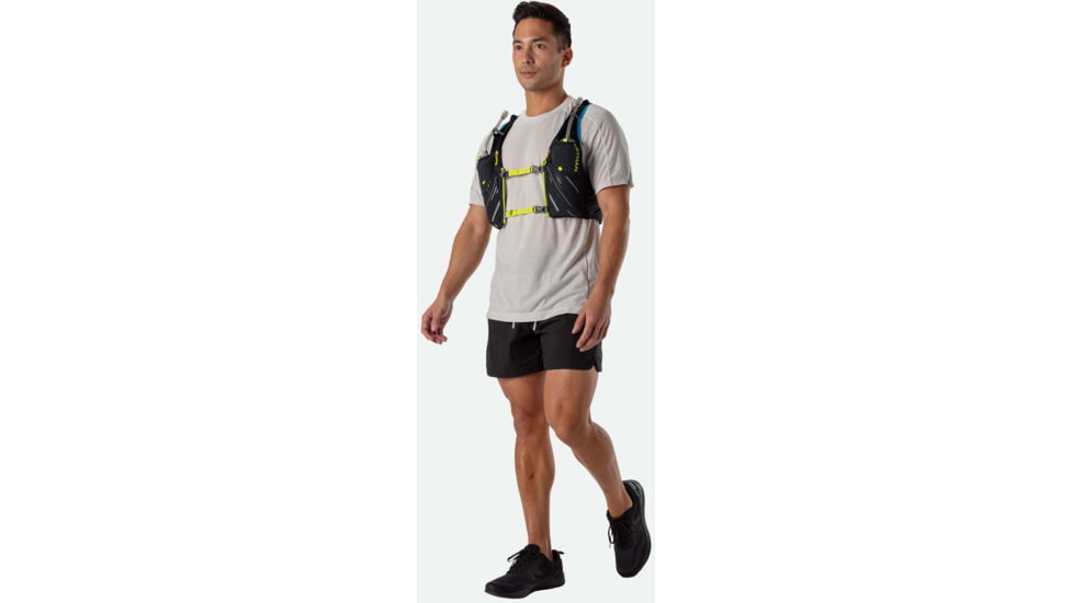 Nathan Pinnacle 4l Vest Black/lime Lg NS40260-00022-L