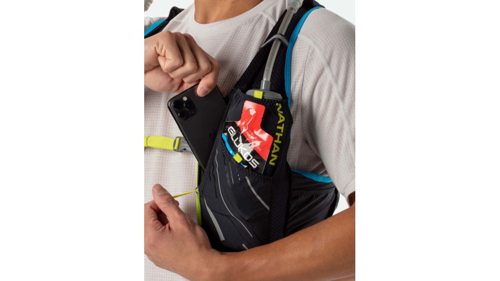 Nathan Pinnacle 4l Vest Black/lime Lg NS40260-00022-L
