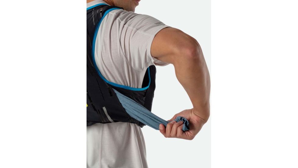 Nathan Pinnacle 4l Vest Black/lime Lg NS40260-00022-L