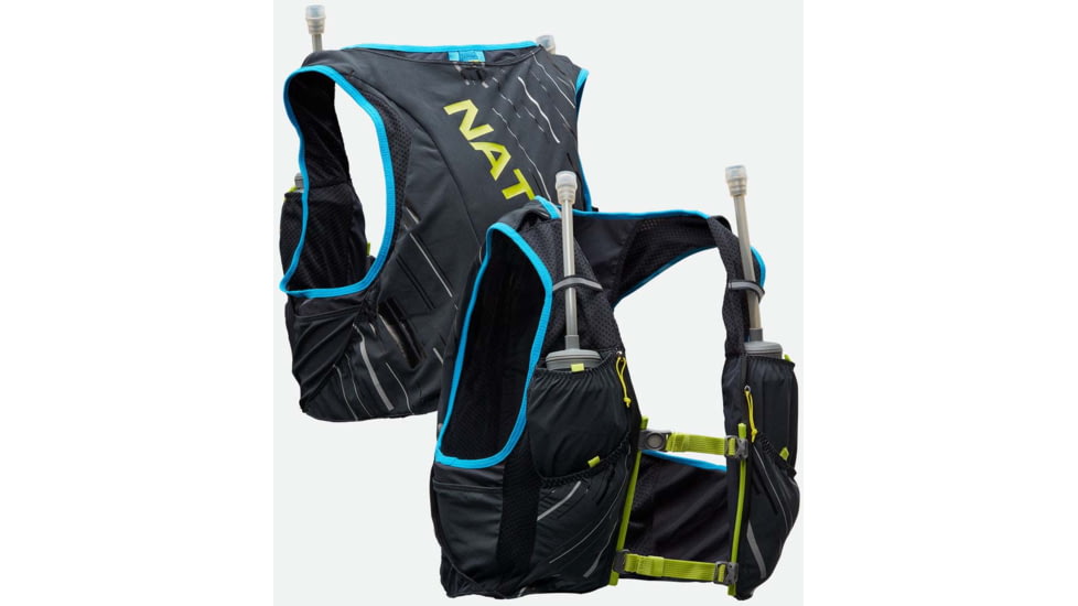 Nathan Pinnacle 4l Vest Black/lime Lg NS40260-00022-L