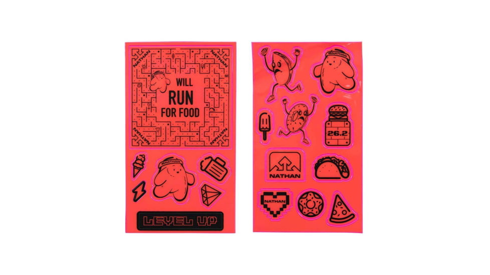 Nathan Reflective Sticker Pack - Aliens, Hi/Viz Pink, NS2068-0118-00