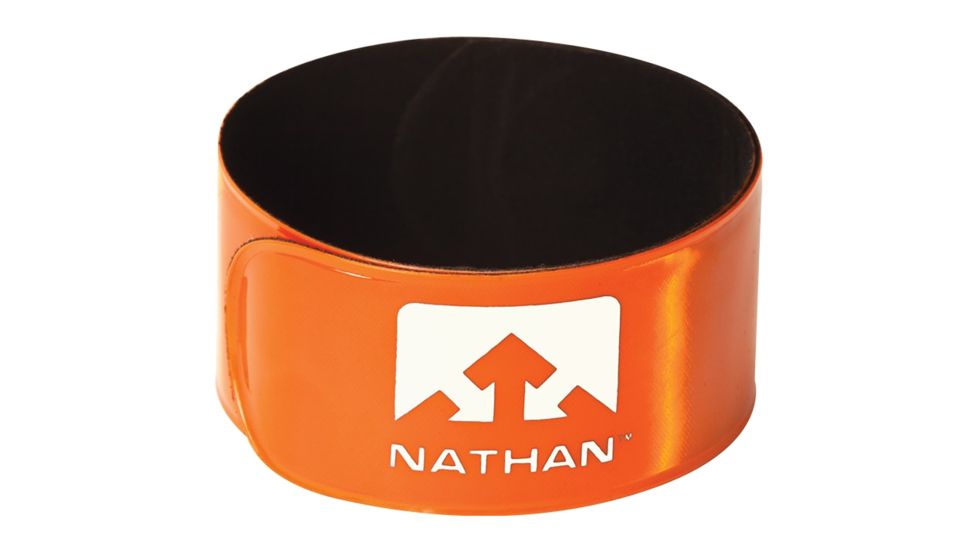 Nathan Reflex Reflective Snap Bands 2-Pack, Hi-Viz Orange, OSFM NS1013-0117-00
