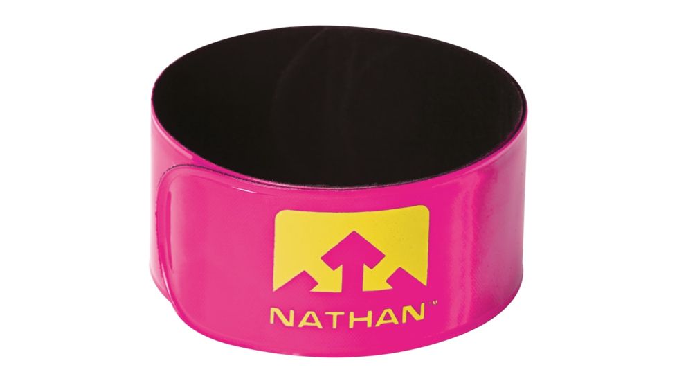 Nathan Reflex Reflective Snap Bands 2-Pack, Hi-Viz Pink, OSFM NS1013-0118-00