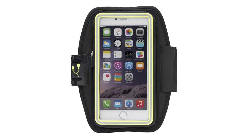 Nathan SonicStorm Smartphone Carrier, Black/Safety Yellow, NS4942-0028-00