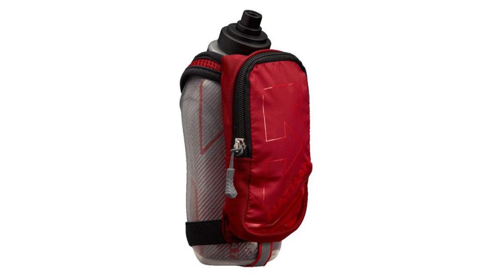 Nathan SpeedDraw Plus Insulated Water Bottles, Red Dahlia/High Risk Red/ Black, 18oz, NS4851-0561-00