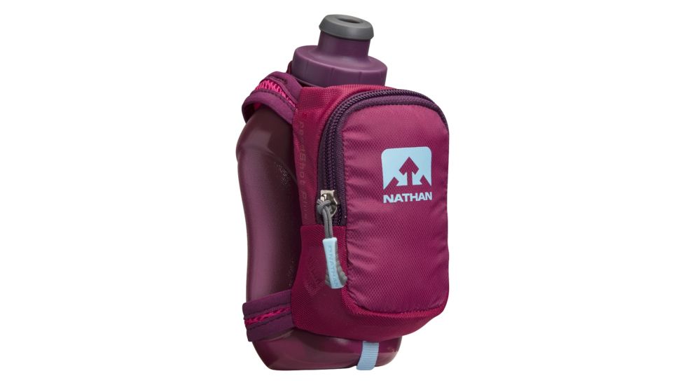 Nathan SpeedShot Plus Flask 12oz, Sangria/Magenta Rose, NS4859-0340-00