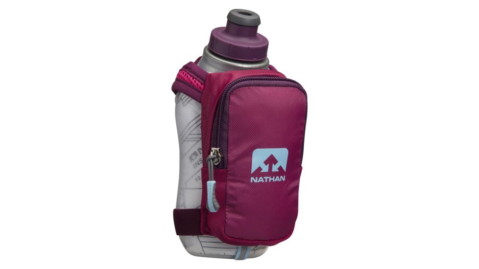 Nathan SpeedShot Plus Insulated Flask 12oz, Sangria/Magenta Rose, NS4858-0340-00