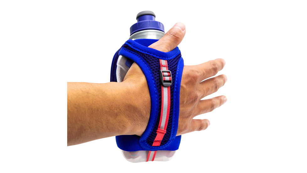 Nathan SpeedShot Plus Insulated Flask Waterbottle, Astral Aura/Deep Ultramarine/Hibiscus, 12oz, NS4858-0417-00