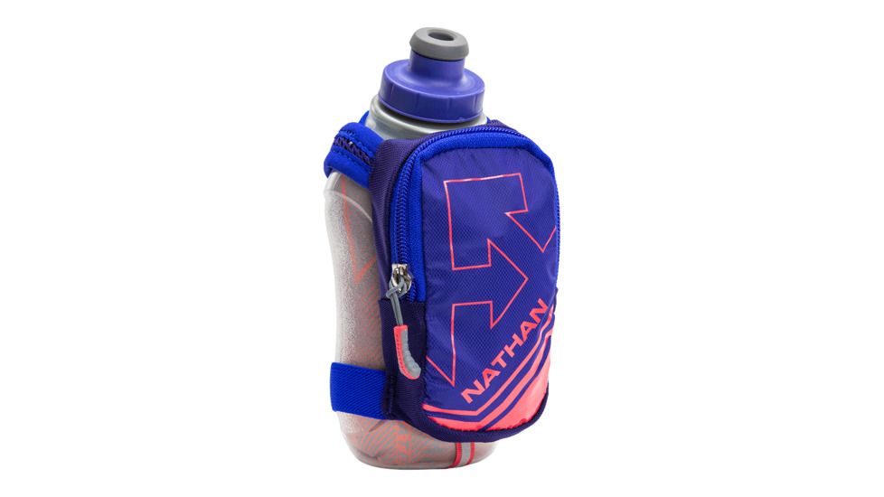 Nathan SpeedShot Plus Insulated Flask Waterbottle, Astral Aura/Deep Ultramarine/Hibiscus, 12oz, NS4858-0417-00