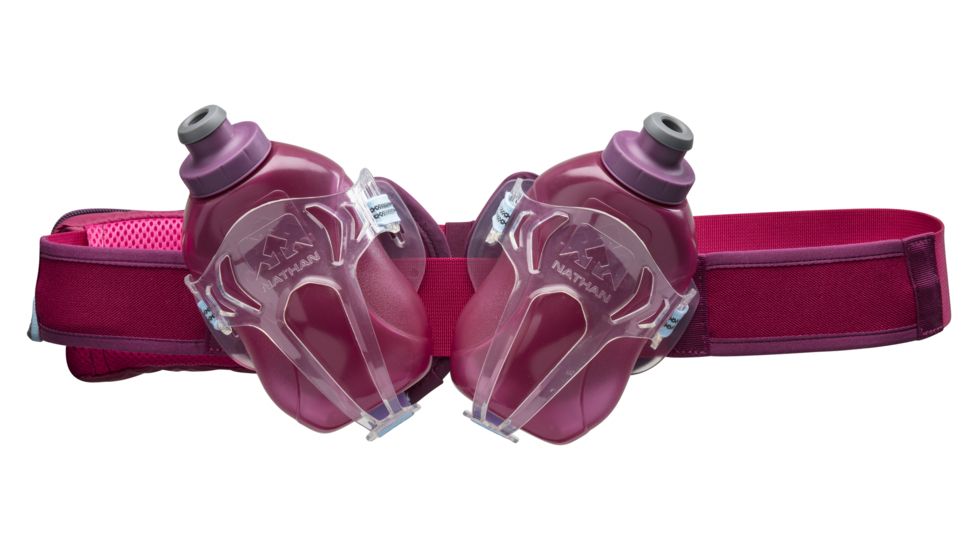 Nathan Switchblade 24 Hydration Belt, Sangria/Magenta Rose, NS4529, 0340, 00