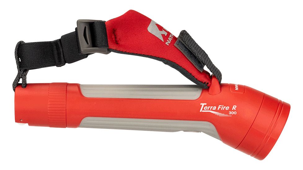 Nathan Terra Fire Hand Torch 300 R, Tangerine Tango/Vapor Blue, NS5110-0472-00