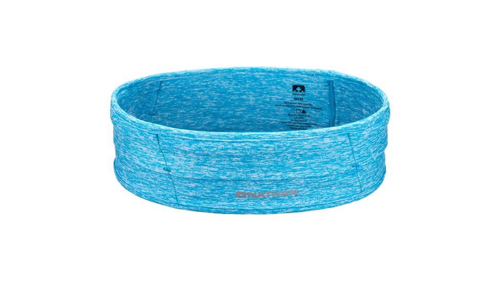 Nathan The Hipster Waist Belt with Pockets -Heathered, Heathered Blue, M NS7701-0249-33