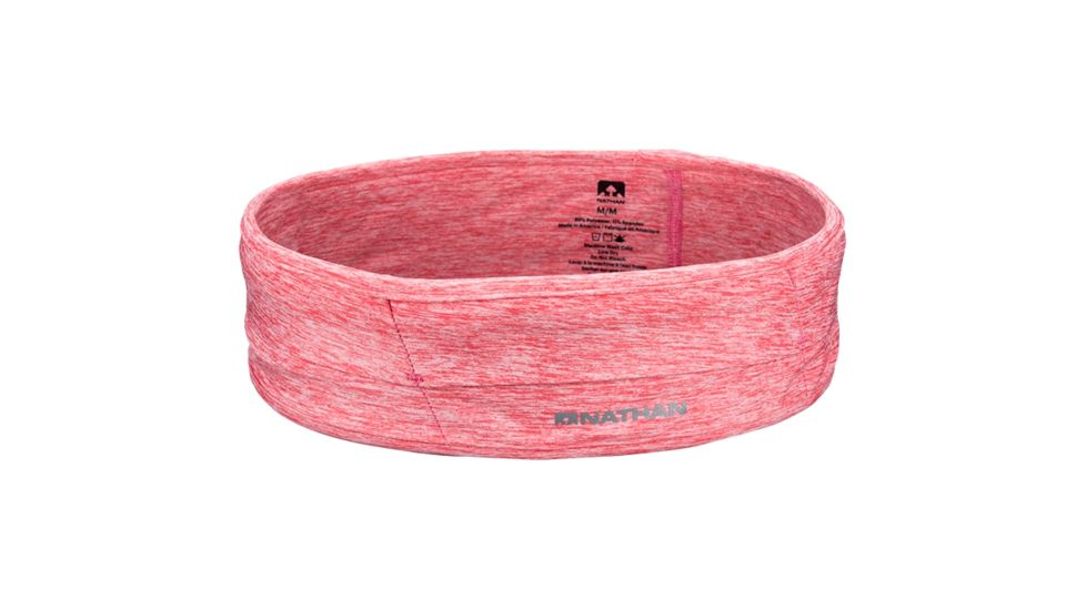 Nathan The Hipster Waist Belt with Pockets -Heathered, Heathered Coral, XS NS7701-0254-31