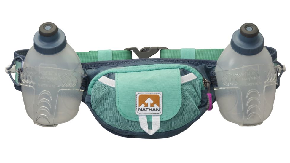 Nathan Trail Mix Plus 20 oz Hydration Belt, 20 oz, Cockatoo