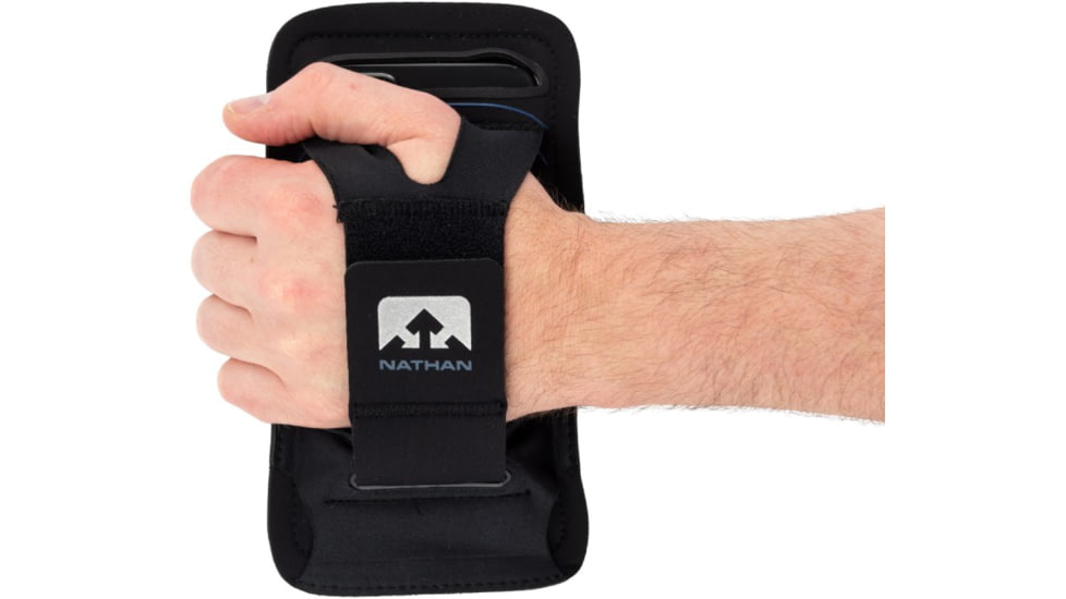 Nathan Vista Handheld Phone Carrier, Black, One Size, NS4918-0015-00