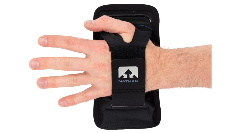 Nathan Vista Handheld Phone Carrier, Black, One Size, NS4918-0015-00