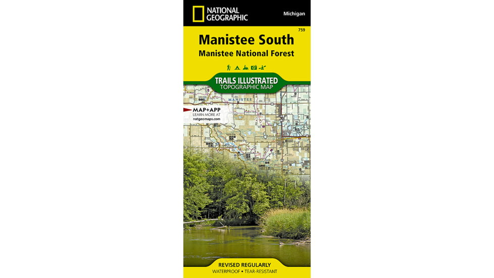 National Geographic Trail Ilustrated Series, Michigan - Manistee National Forest, South, TI00000759