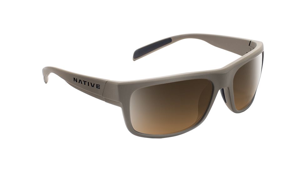Native Eyewear Ashdown, Desert Tan Frame, Brown Lens, 186 936 524