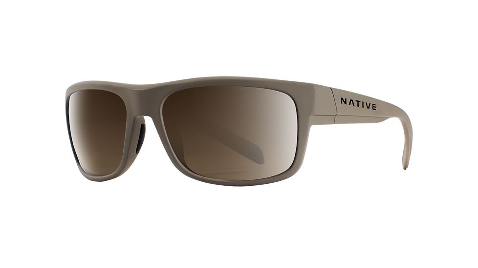 Native Eyewear Ashdown, Desert Tan Frame, Brown Lens, 186 936 524