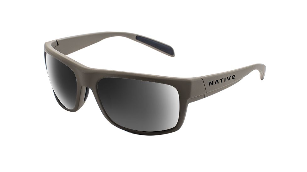 Native Eyewear Ashdown, Desert Tan Frame, Gray Lens, 186 936 523