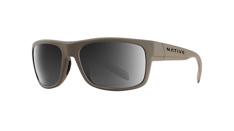 Native Eyewear Ashdown, Desert Tan Frame, Gray Lens, 186 936 523