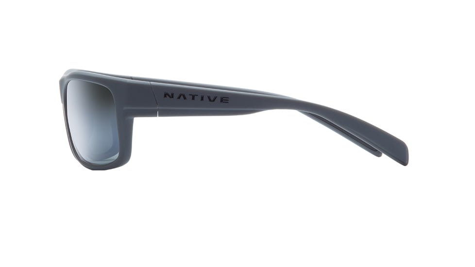 Native Eyewear Ashdown, Granite Frame, Silver Reflex Lens, 186 911 528