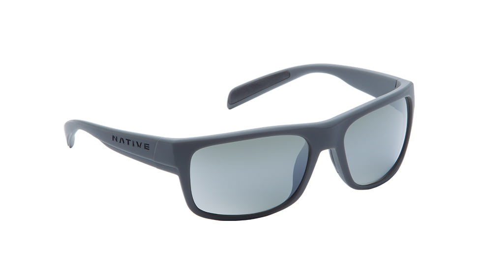 Native Eyewear Ashdown, Granite Frame, Silver Reflex Lens, 186 911 528