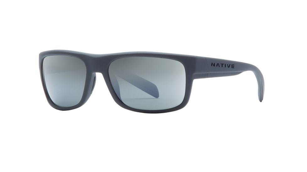 Native Eyewear Ashdown, Granite Frame, Silver Reflex Lens, 186 911 528