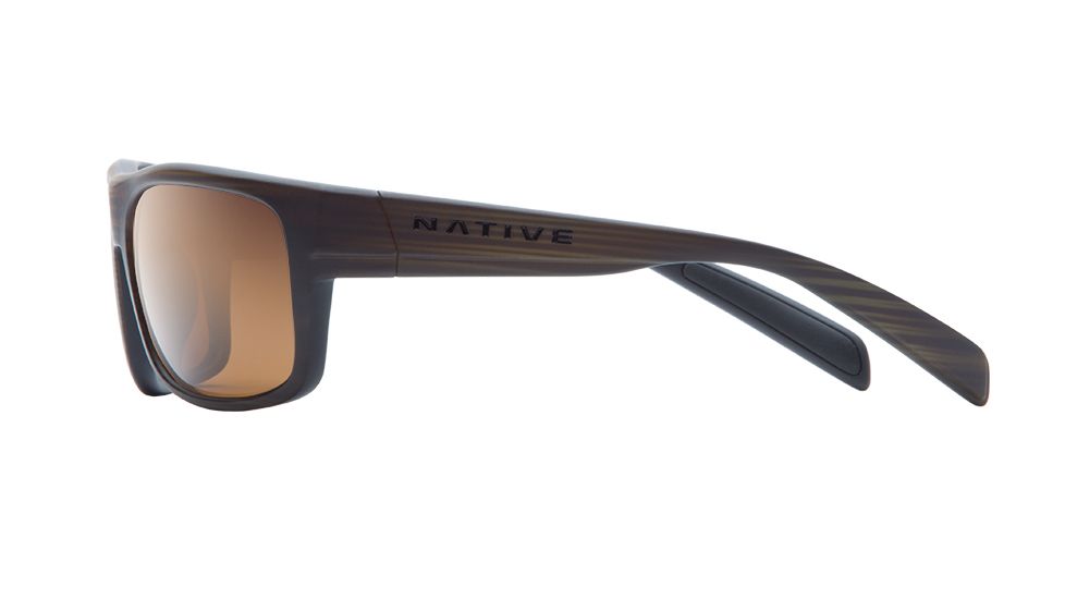 Native Eyewear Ashdown, Wood Frame, Brown Lens, 186 903 524