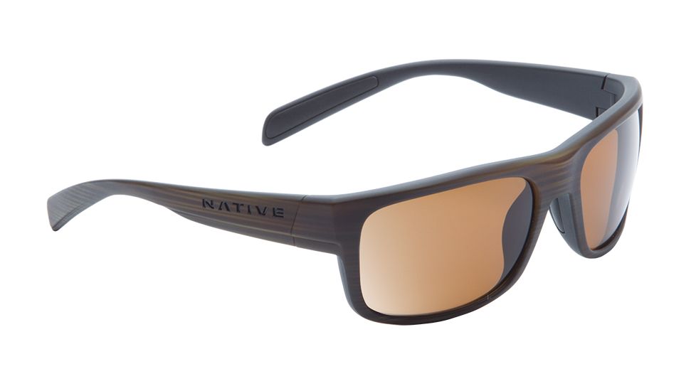 Native Eyewear Ashdown, Wood Frame, Brown Lens, 186 903 524