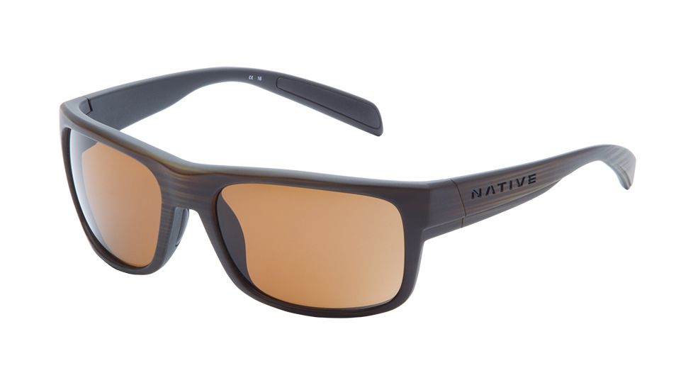 Native Eyewear Ashdown, Wood Frame, Brown Lens, 186 903 524