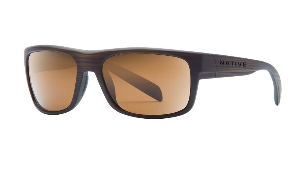 Native Eyewear Ashdown, Wood Frame, Brown Lens, 186 903 524