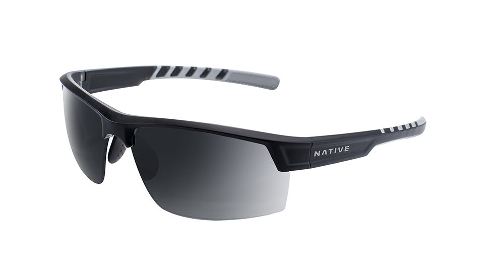 Native Eyewear Catamount, Matte Black / Crystal Frame, Gray Lens, 189 931 523