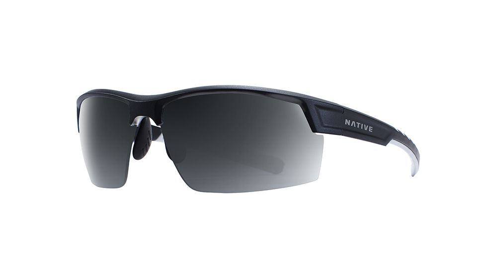Native Eyewear Catamount, Matte Black / Crystal Frame, Gray Lens, 189 931 523