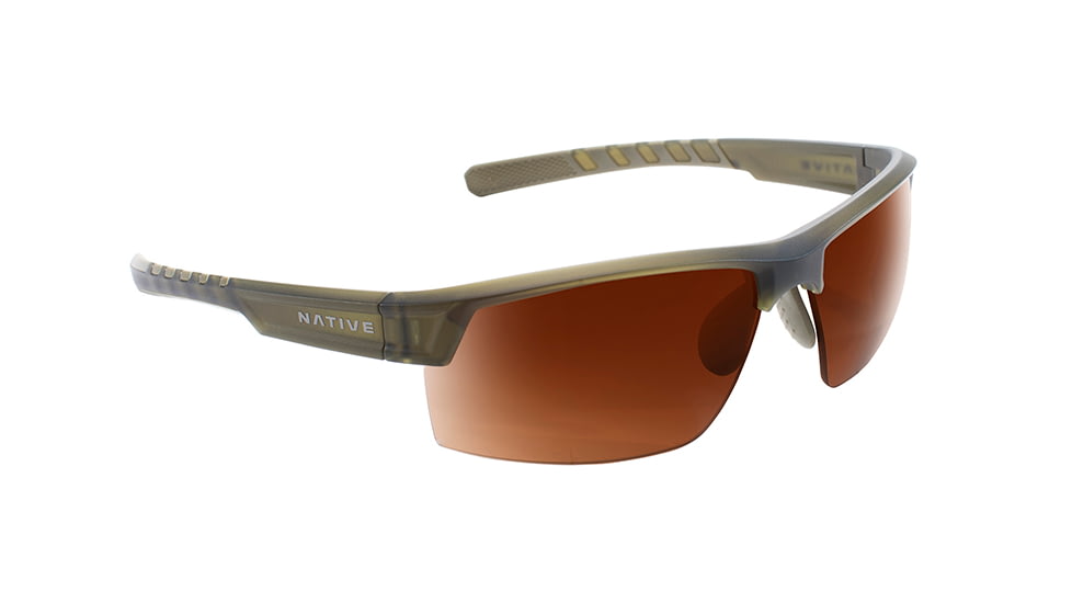 Native Eyewear Catamount, Matte Moss Frame, Brown Lens, 189 356 524