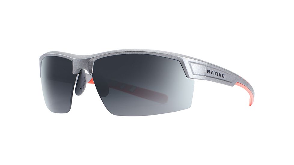 Native Eyewear Catamount, Platinum Frame, Gray Lens, 189 603 523