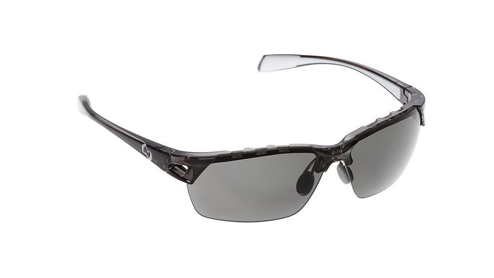 Native Eyewear Eastrim Sunglasses, Smoke /White Frame, Gray Lens, Polarized, 160 349 523