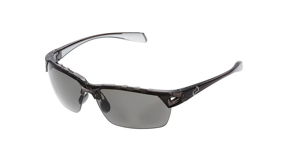 Native Eyewear Eastrim Sunglasses, Smoke /White Frame, Gray Lens, Polarized, 160 349 523
