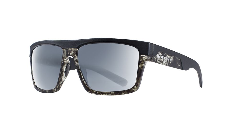 Native Eyewear El Jefe, Matte Black / Black Tort Frame, Silver Reflex Lens, 191 923 528