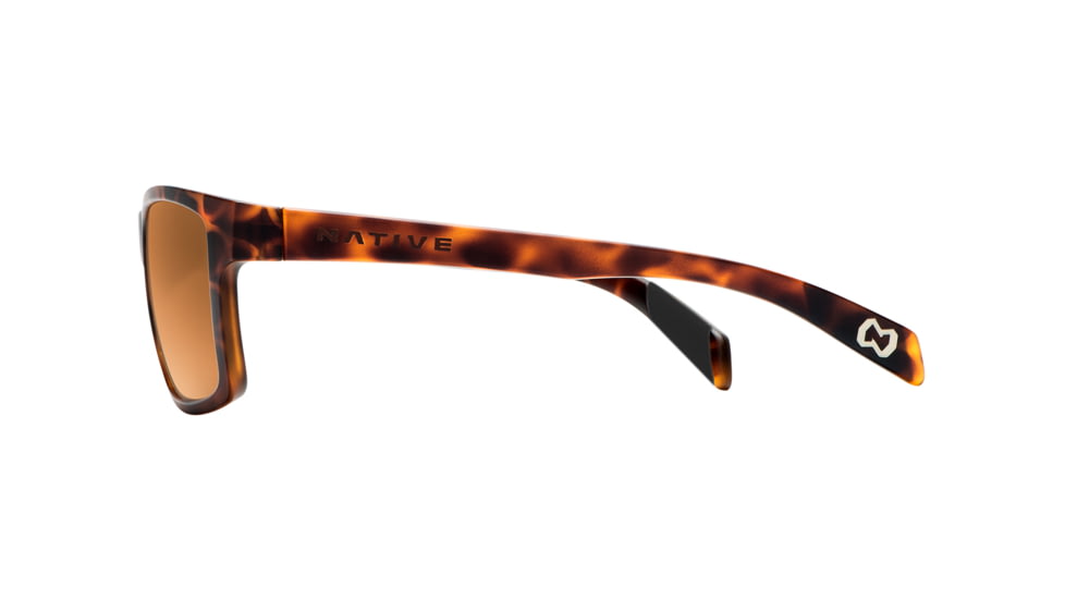 Native Eyewear Flatirons, Desert Tort Frame, Bronze Reflex Lens, 172 312 527