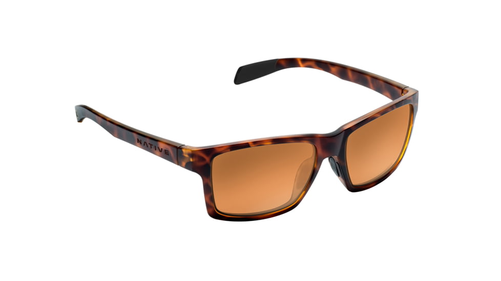 Native Eyewear Flatirons, Desert Tort Frame, Bronze Reflex Lens, 172 312 527